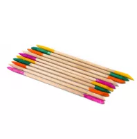 Палочки деревянные с абразивным наконечником 14 см (10 шт./уп) TNL