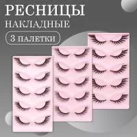 Ресницы накладные пучки Х127 X6 K3