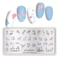 Born Pretty, Пластина для стемпинга 12*6 см 48706 BP-L010 Artist, 1 шт