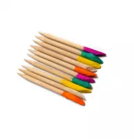 Палочки деревянные с абразивным наконечником 6,5 см (10 шт./уп) TNL