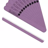 SunShine, Пилка MYLAR прямая фиолетовая 100/100 P4PB, 10 шт