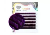 Ресницы двухтоновые фиолетовые Lovely MINI - 6 линий - миксы Ресницы двухтоновые фиолетовые Lovely MINI - 6 линий - миксы