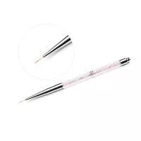 Кисть для рисования TNL - 000 (с розовыми кристаллами)