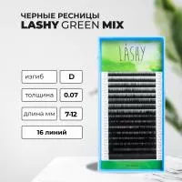 Ресницы чёрные LASHY GREEN - 16 линий - MIX Ресницы чёрные LASHY GREEN - 16 линий - MIX