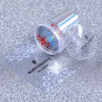 Born Pretty, Штамп 44608-02 Holographic Transparent, 1 шт