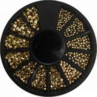 АФН, Стразы стекло Gold SS3-10 в карусели, 240 шт