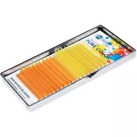 Цветные ресницы Extreme Look (Экстрим лук), yellow+orange