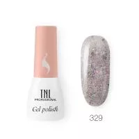 Гель-лак TNL 8 Чувств Mini №329 - россыпь серебра (3,5 мл.)