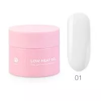 Низкотемпературный однофазный гель ADRICOCO Low heat №01 белый (15 мл)