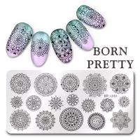 Born Pretty, Пластина для стемпинга 12*6 см 36309 BP-L051, 1 шт