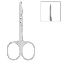 Ножницы для ногтей безопасные матовые, длина 9 см, ручная заточка, 08NB-09