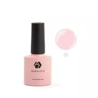 Моделирующий гель ADRICOCO Sculptural Gel №01 камуфлирующий бледно-розовый (8 мл.)