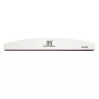 Пилка для ногтей лодочка 240/240 улучшенное качество (белая) в индивидуальной упаковке TNL