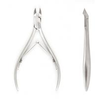 Кусачки маник. для кожи с 2 пружинами; матовые; ручная заточка